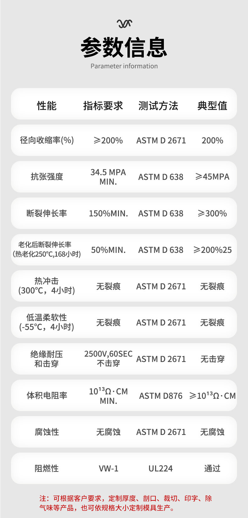 氟橡膠熱縮管